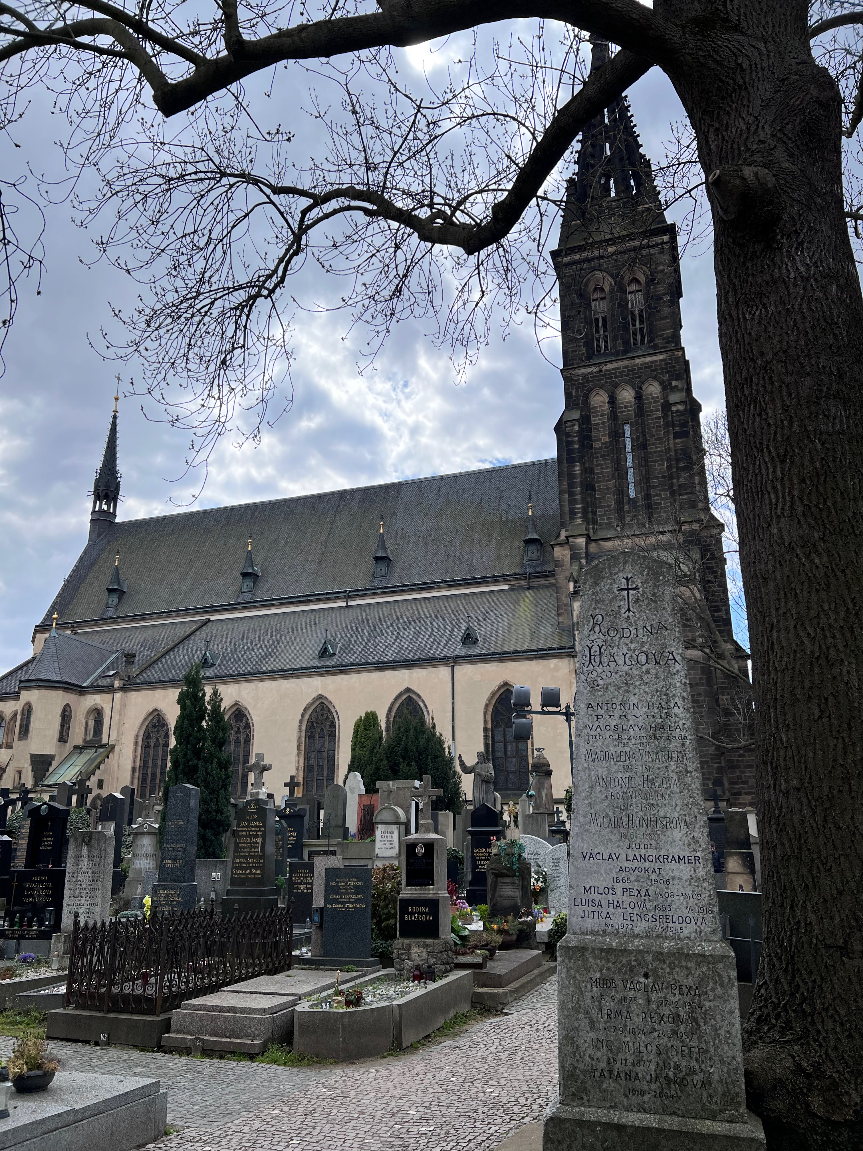 Le cimetière de Vyšehrad